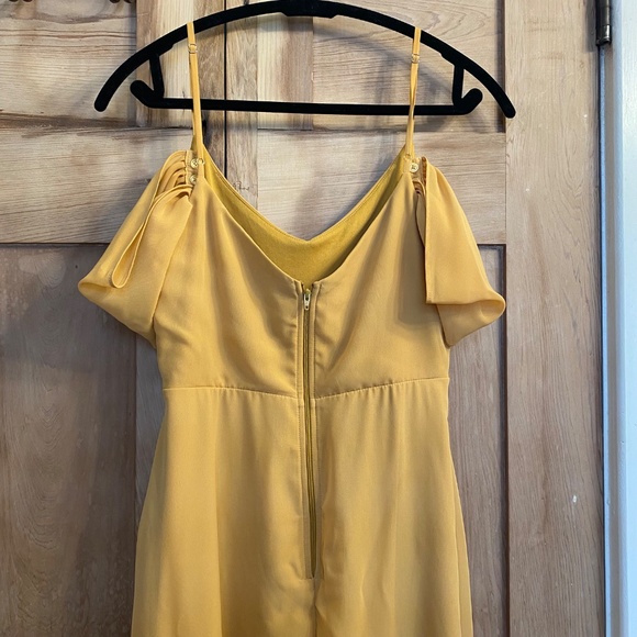 Birdy Grey Devin Convertible Bridesmaid Dress - Marigold - M - Picture 5 of 5